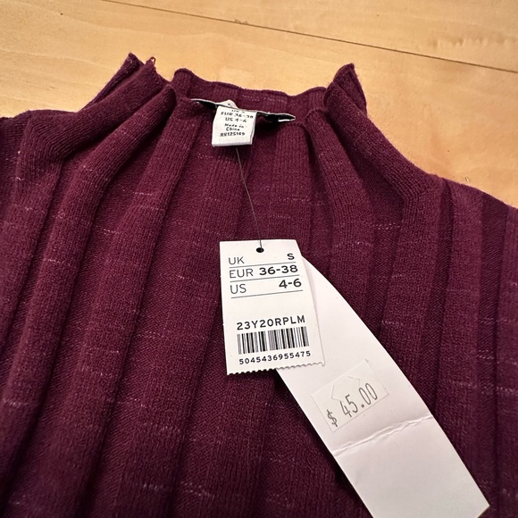 Topshop mock neck long sleeve - Picture 2 of 3